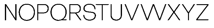 Borsche Extra Light Font UPPERCASE