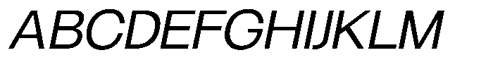 Borsche Italic Font UPPERCASE
