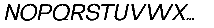 Borsche Italic Font UPPERCASE
