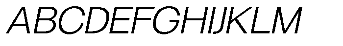 Borsche Light Italic Font UPPERCASE