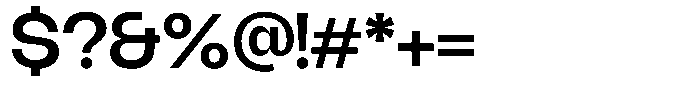 Borsche Semi Bold Font OTHER CHARS