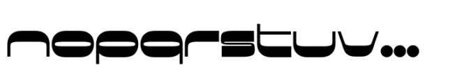 Bortex Display Font LOWERCASE