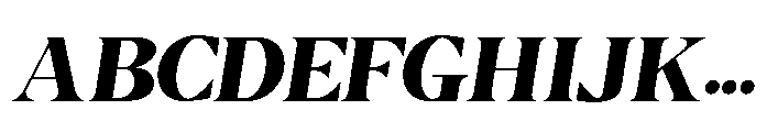 Borth Tropical Italic Font UPPERCASE