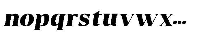 Borth Tropical Italic Font LOWERCASE