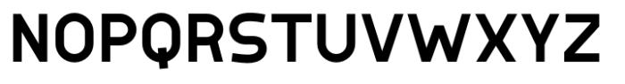 Bosan Regular Font UPPERCASE