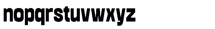 Bosden Regular Font LOWERCASE