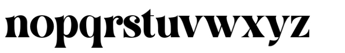 Bosento Font LOWERCASE