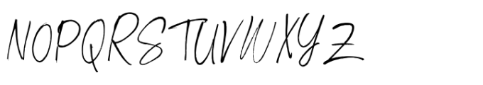 Boseriqe Signature Brush Font UPPERCASE