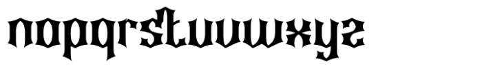 Bosieh Font LOWERCASE