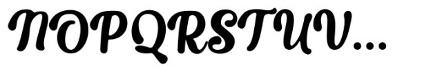 Bosnia Script Font UPPERCASE