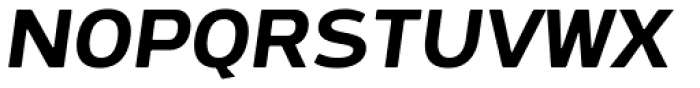 Bosphorus 60 Expanded 64 Medium Italic Font UPPERCASE