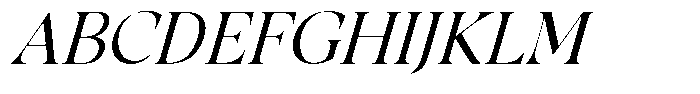 Bostania Makers Italic Font UPPERCASE