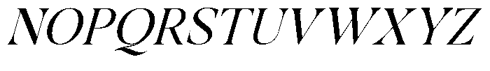 Bostania Makers Italic Font UPPERCASE