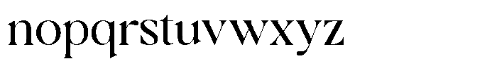 Bostania Makers Regular Font LOWERCASE