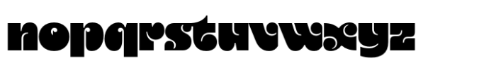 Bostin Font LOWERCASE
