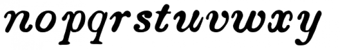 Boston 1851 Italic Bold Font LOWERCASE