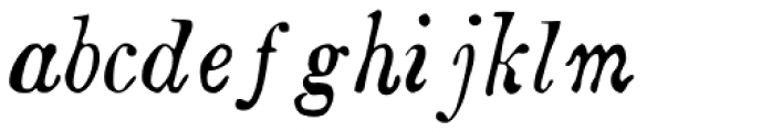 Boston 1851 Italic Condensed Font LOWERCASE