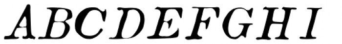 Boston 1851 Italic Light Font UPPERCASE