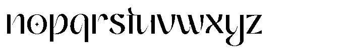 Botanica Font LOWERCASE