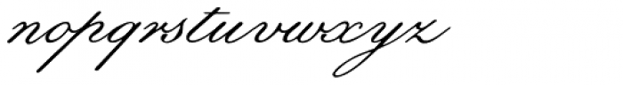 Botanical Scribe Font LOWERCASE