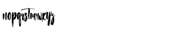 Both Down Jhotty Font LOWERCASE