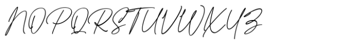 Botical Signature Font UPPERCASE