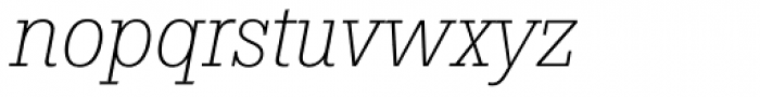 Boton BQ Light Italic Font LOWERCASE