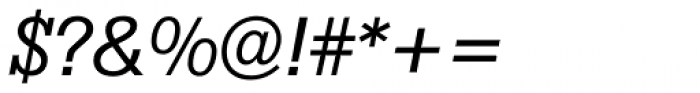Boton Italic Font OTHER CHARS