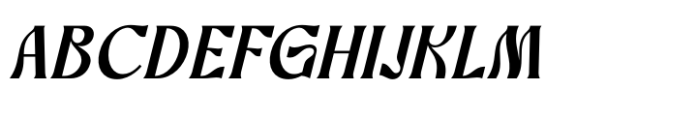 Bottarie Italic Font UPPERCASE