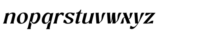 Bottarie Italic Font LOWERCASE