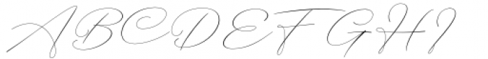Botterill Signature Regular Font UPPERCASE