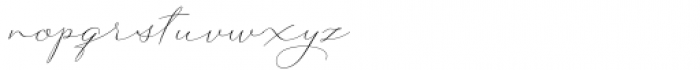 Botterill Signature Regular Font LOWERCASE