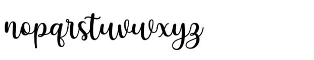 Botton Love Duo Regular Font LOWERCASE