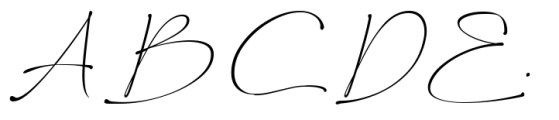 Bottuckey Font UPPERCASE