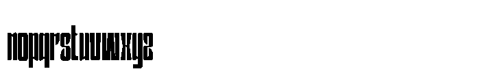 Bouchard BOUCHARD Medium Font LOWERCASE
