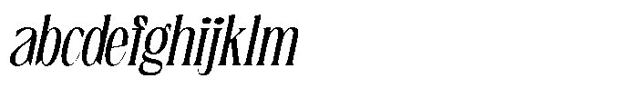 Bougene Slanted FONT