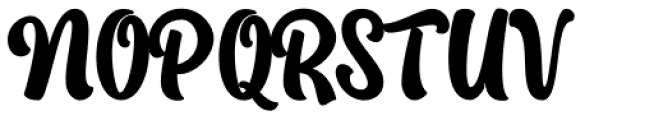 Boughies Bold Font UPPERCASE