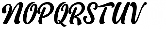 Boughies Italic Font UPPERCASE