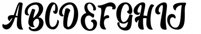 Boughies Regular Font UPPERCASE