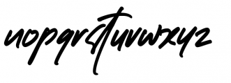 Bought Something Italic Font LOWERCASE