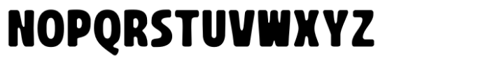 Boughy Blur Regular Font UPPERCASE