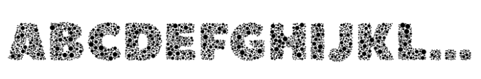 Boulder Dots Font UPPERCASE