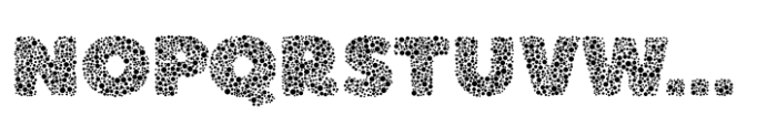 Boulder Dots Font LOWERCASE