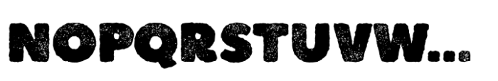 Boulder Dust Font UPPERCASE