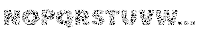 Boulder Gravel Font LOWERCASE