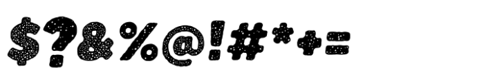 Boulder Italic Crumb Font OTHER CHARS
