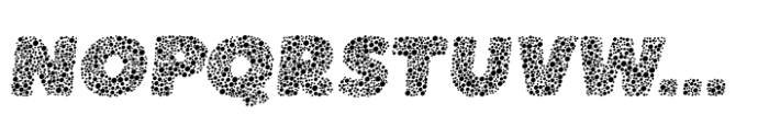 Boulder Italic Dots Font LOWERCASE