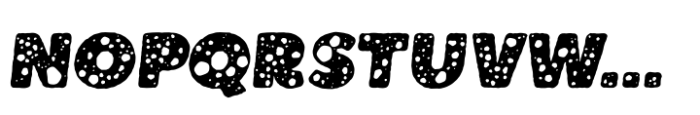 Boulder Italic Riverrock Font LOWERCASE