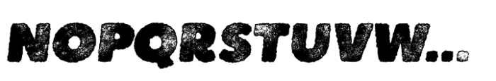 Boulder Italic Sandpaper Font UPPERCASE