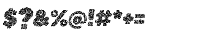 Boulder Italic Speckle Font OTHER CHARS
